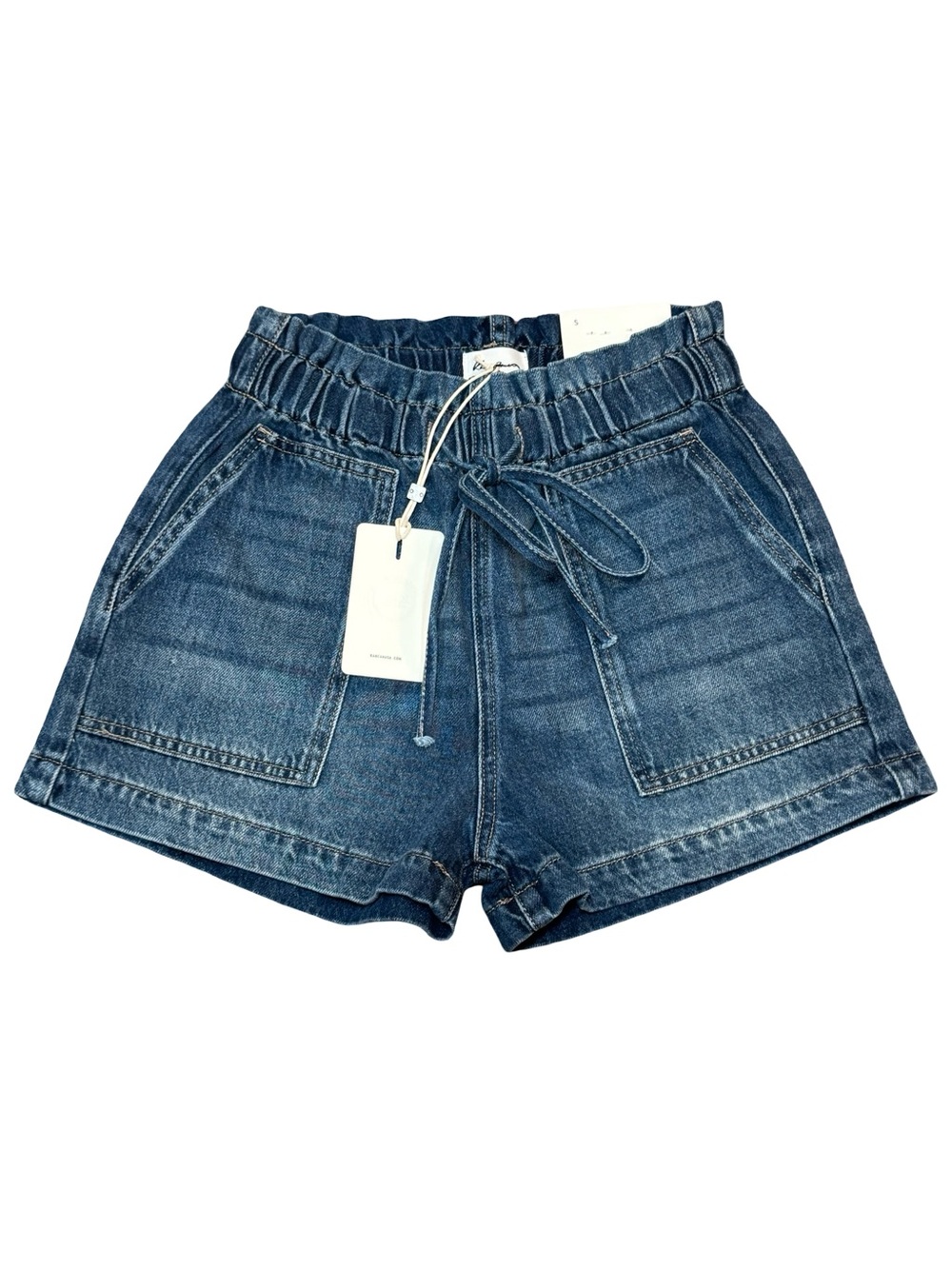 👖🌴 KanCan Blue Denim Elastic Waist Shorts 🌴👖